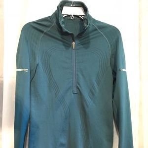 Lululemon 1/2 teal zip pullover